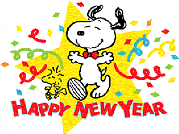 Funny dog Happy new year image1